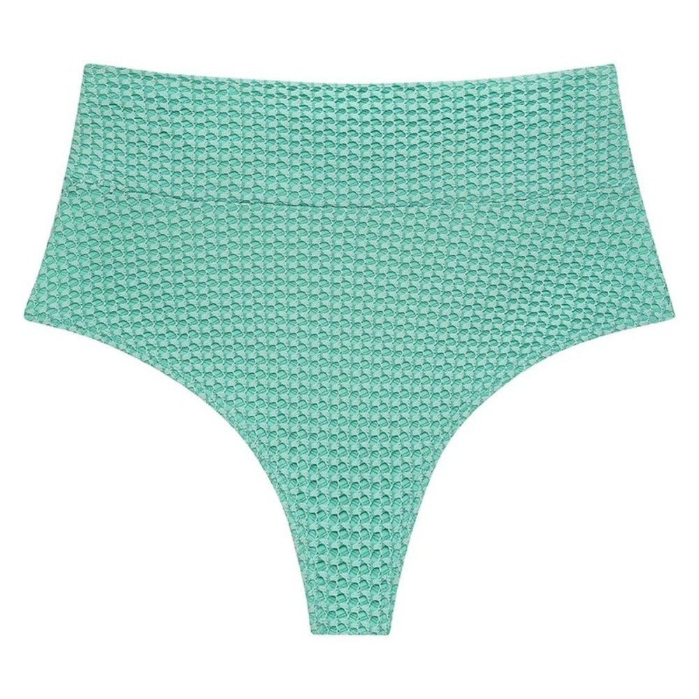 New! Montce turquoise crochet high waisted bikini bottoms 27812 - Picture 7 of 13